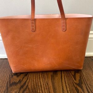 Mansur Gavriel Small Tote Cammello/Rosa